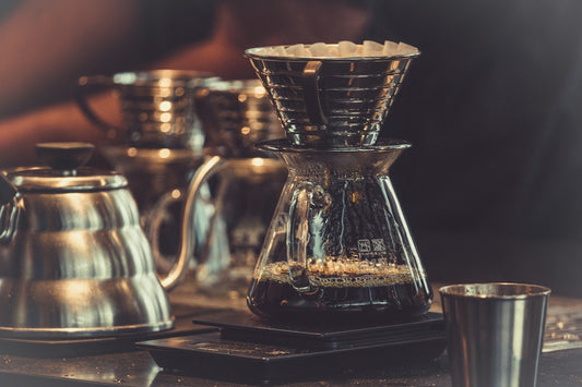 clear glass coffee filter