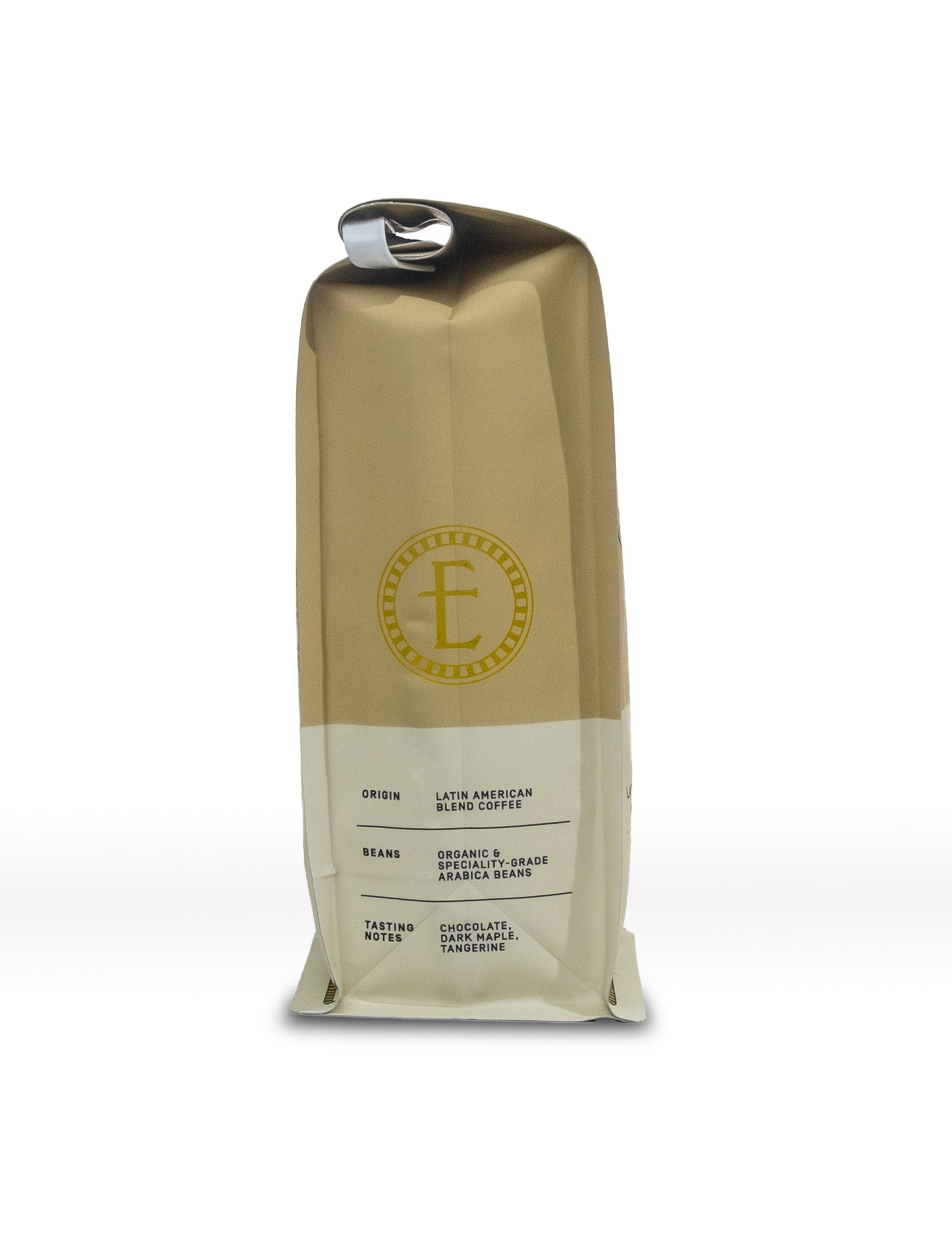 Whole bean coffee by Explorer Cold Brew, showing fresh roasted coffee beans in a clear glass jar.
