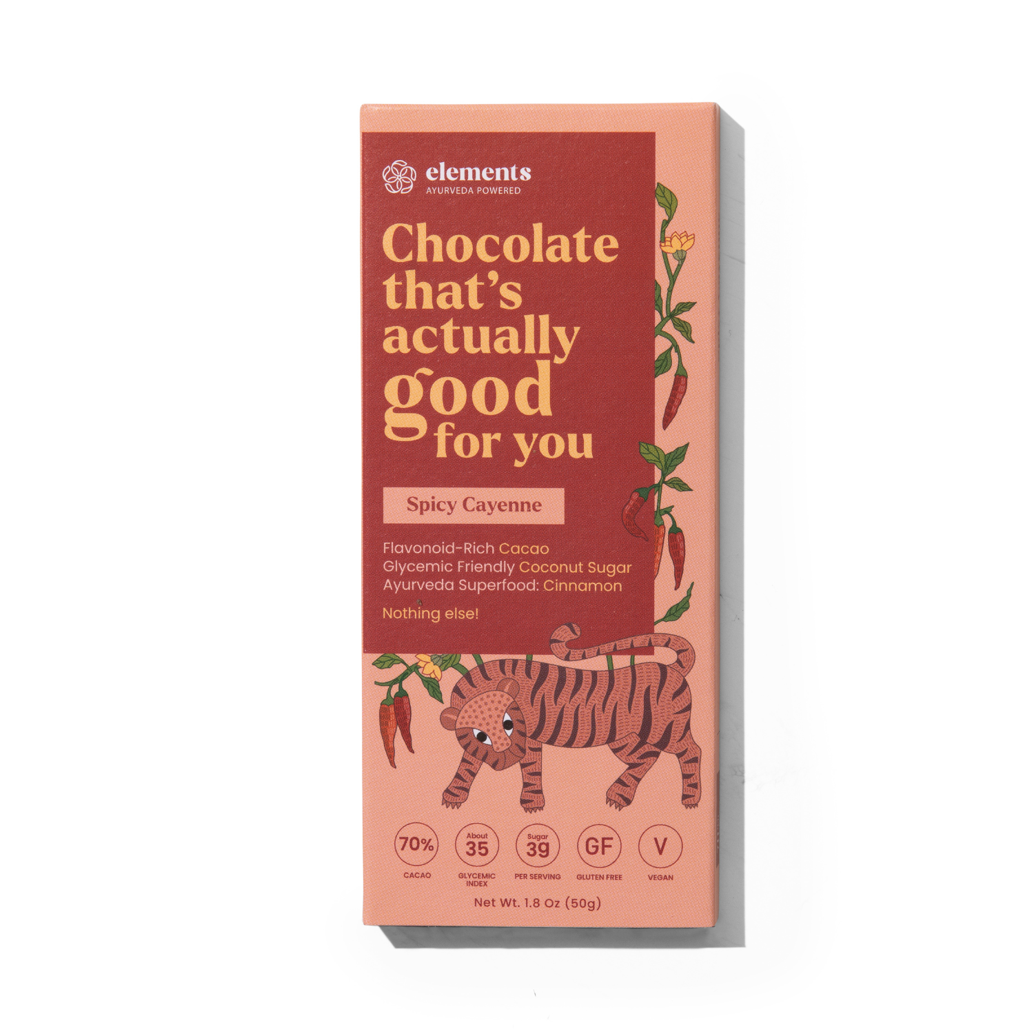 Assorted Elements Truffles chocolates from The Soma Collection in a decorative box, showcasing smooth, rich chocolate treats.