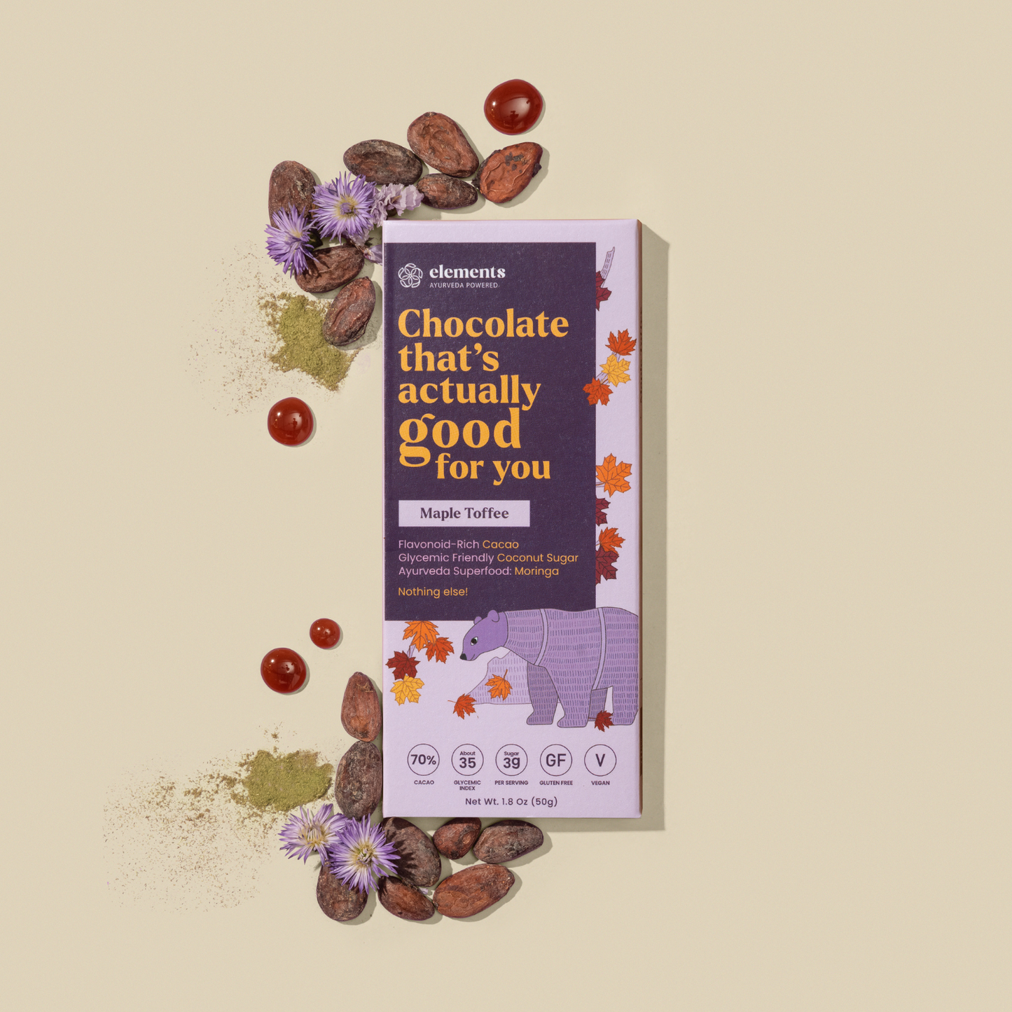 Assorted Elements Truffles chocolates from The Soma Collection, featuring elegant packaging and a variety of rich, smooth chocolate truffles.