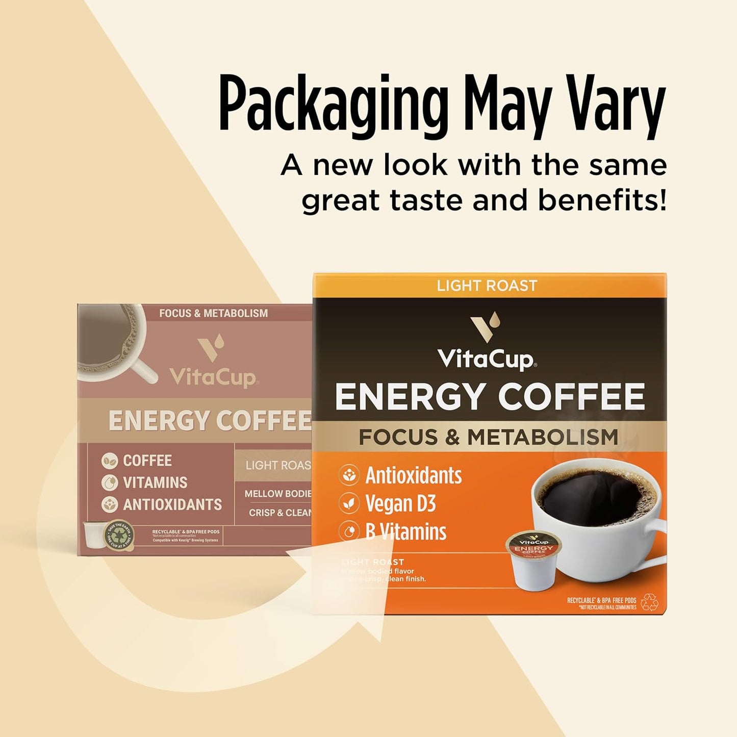 Slim organic coffee pods with bold flavor for diet support from NutritionAdvice, featuring customizable packaging.
