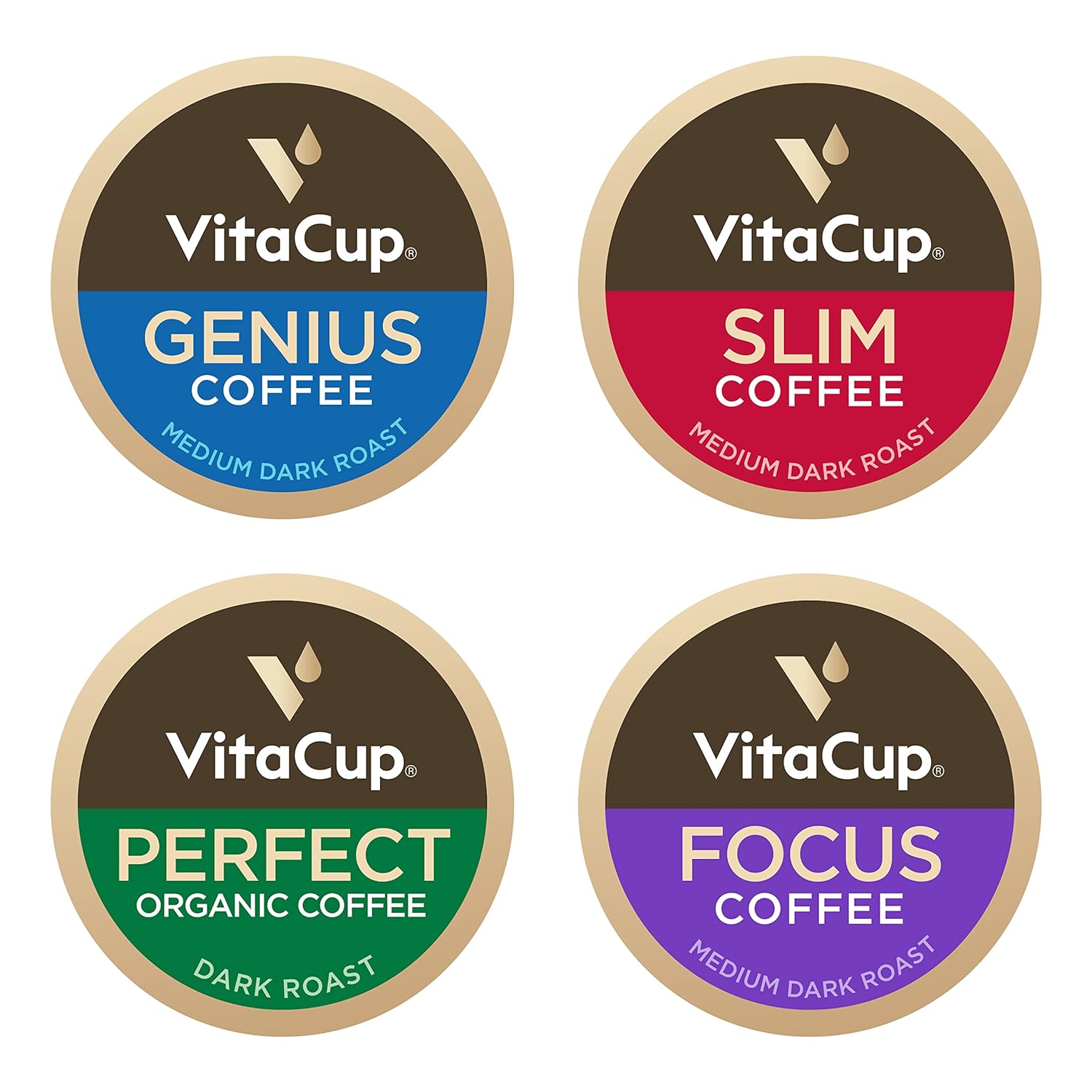 Slim organic coffee pods with bold flavor from NutritionAdvice, featuring customized packaging for diet support.