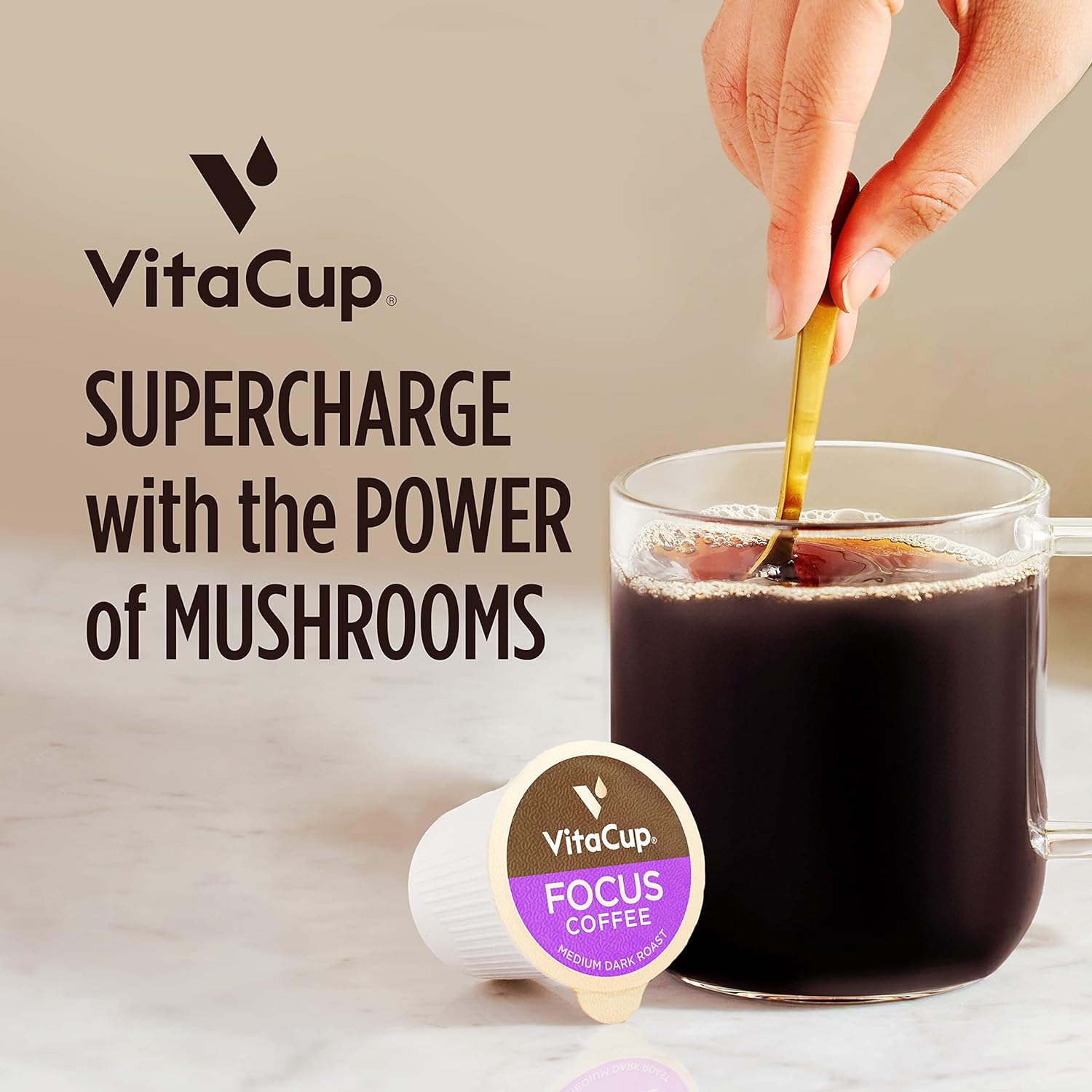 Slim organic coffee pods with bold flavor from NutritionAdvice, designed for diet support, shown in a close-up image.