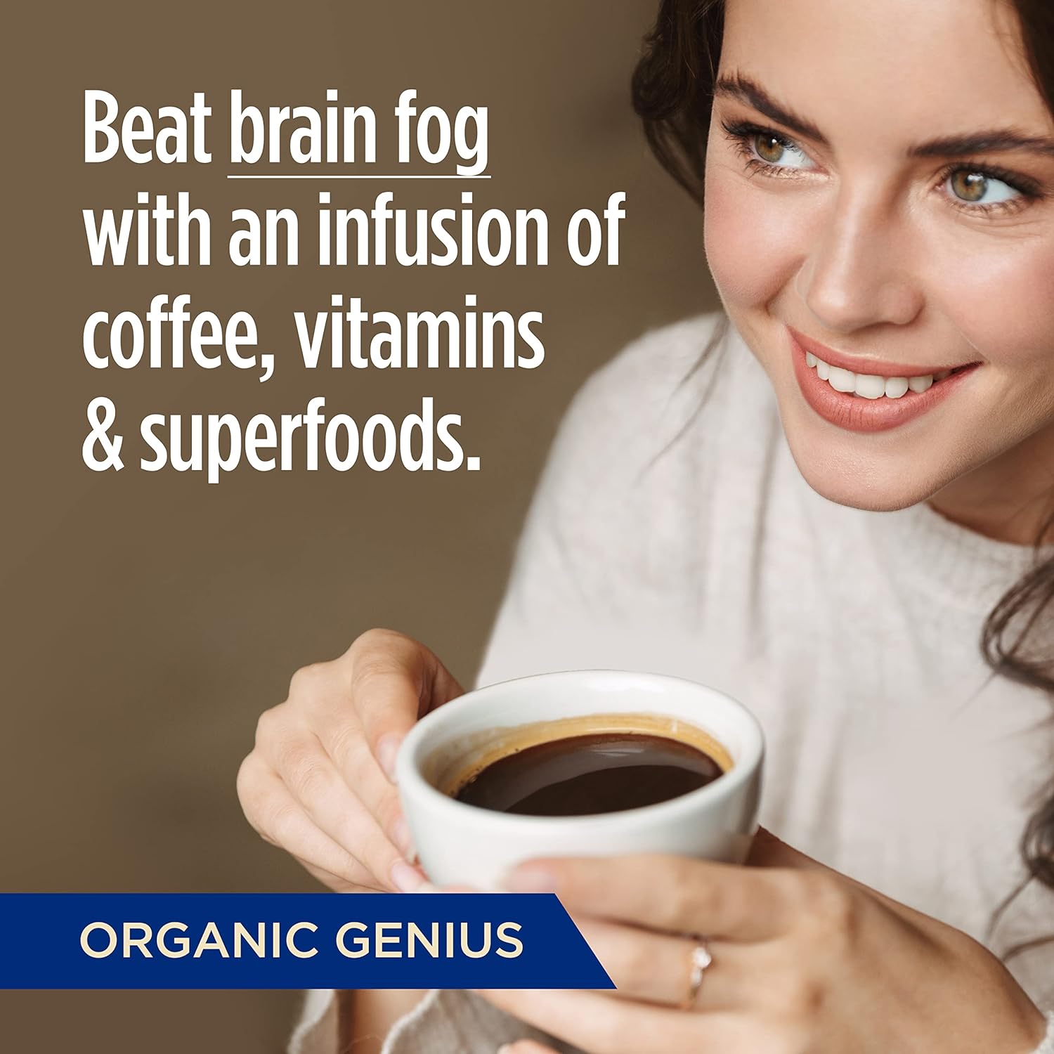 Slim organic coffee pods with bold flavor for diet support, shown in customized packaging from NutritionAdvice.