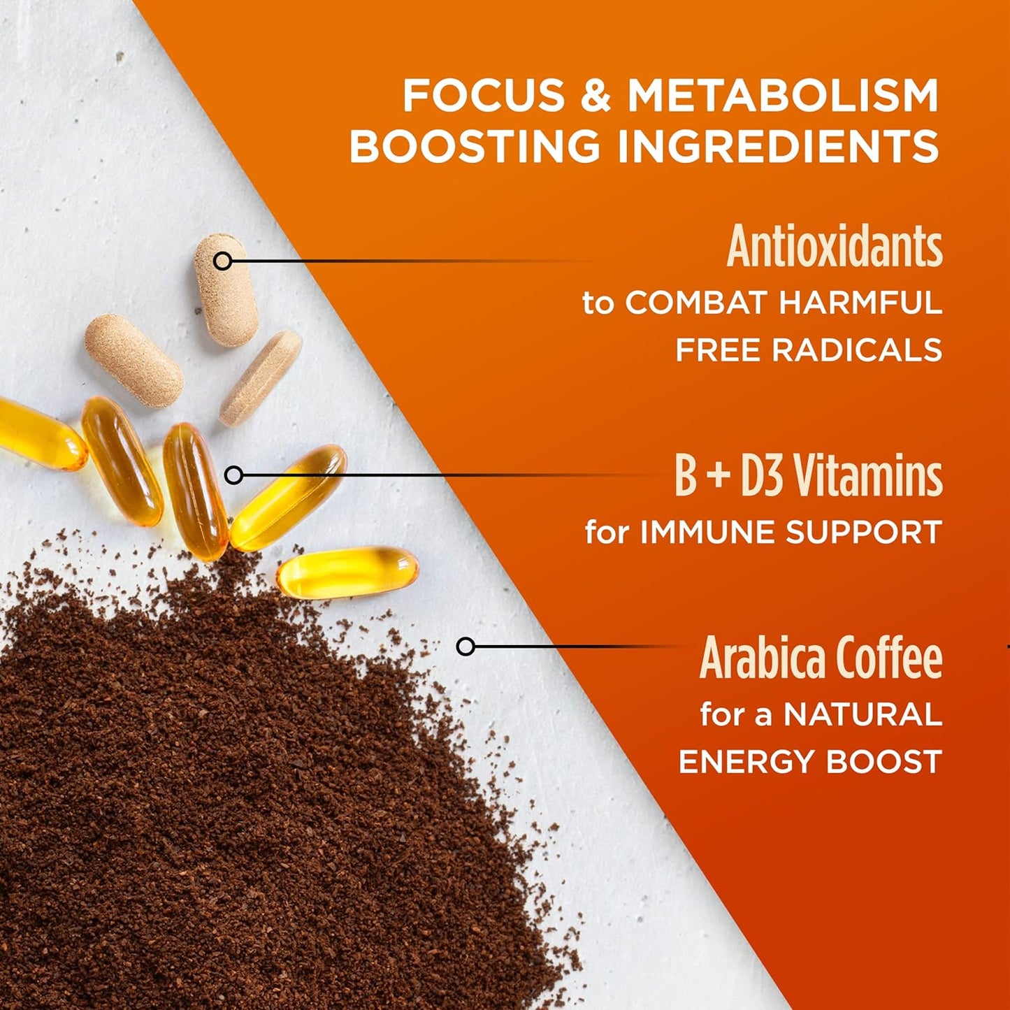 Slim organic coffee pods from NutritionAdvice with bold flavor, designed for diet support, in customized packaging.