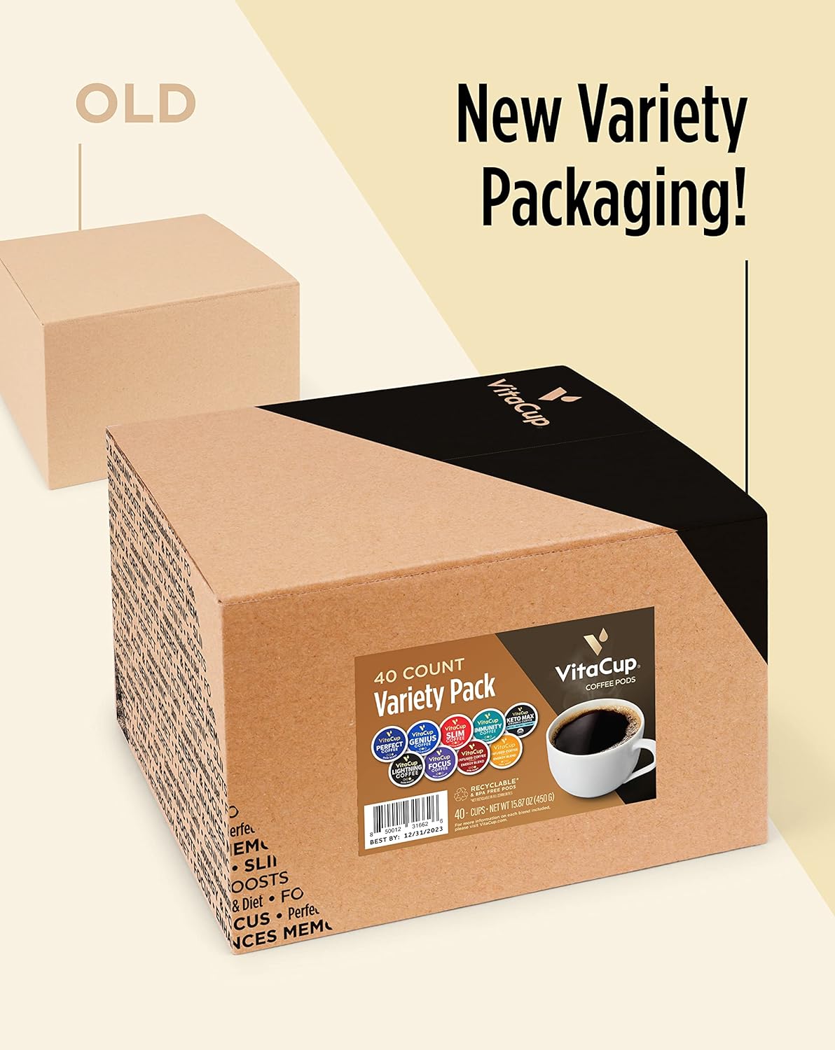 Slim organic coffee pods with bold flavor from NutritionAdvice, featuring customized packaging and diet support benefits.