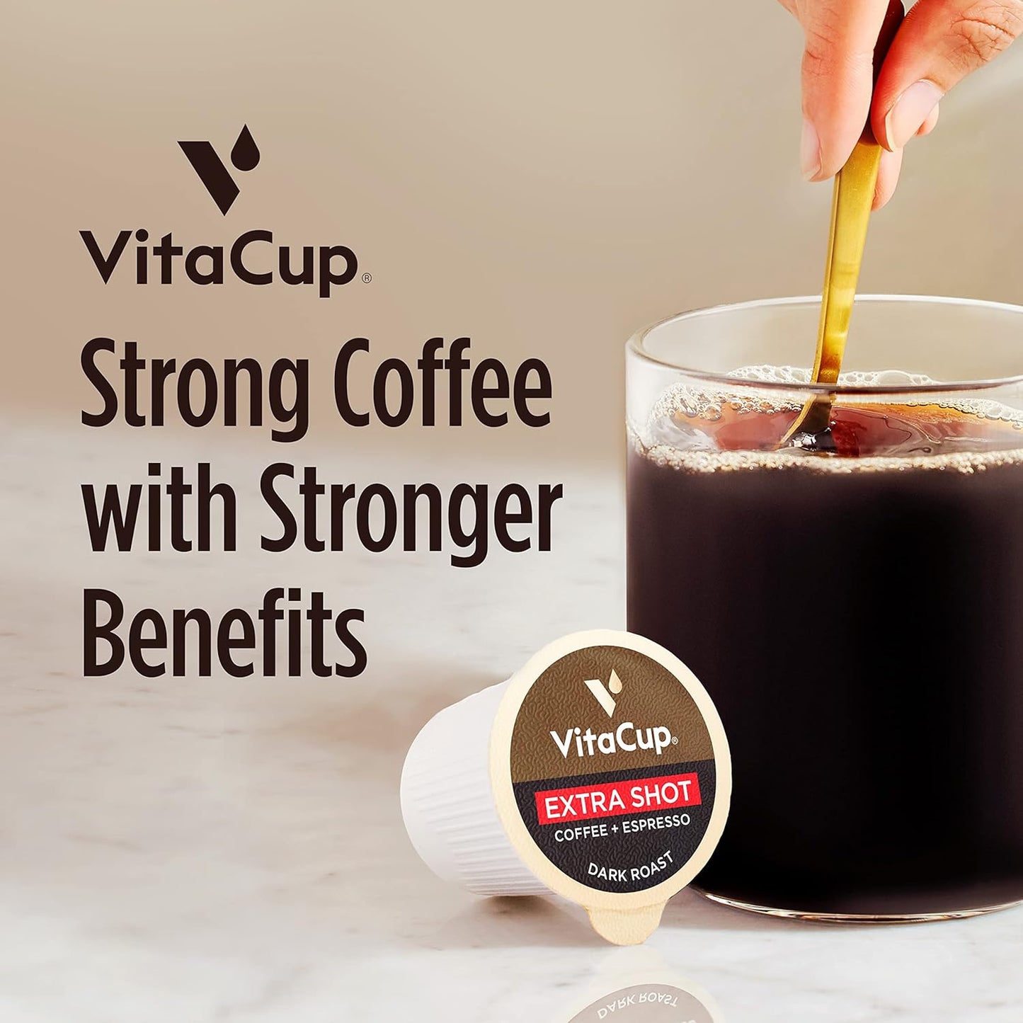 Slim organic coffee pods by NutritionAdvice with bold flavor, designed for diet support, in a customized packaging.