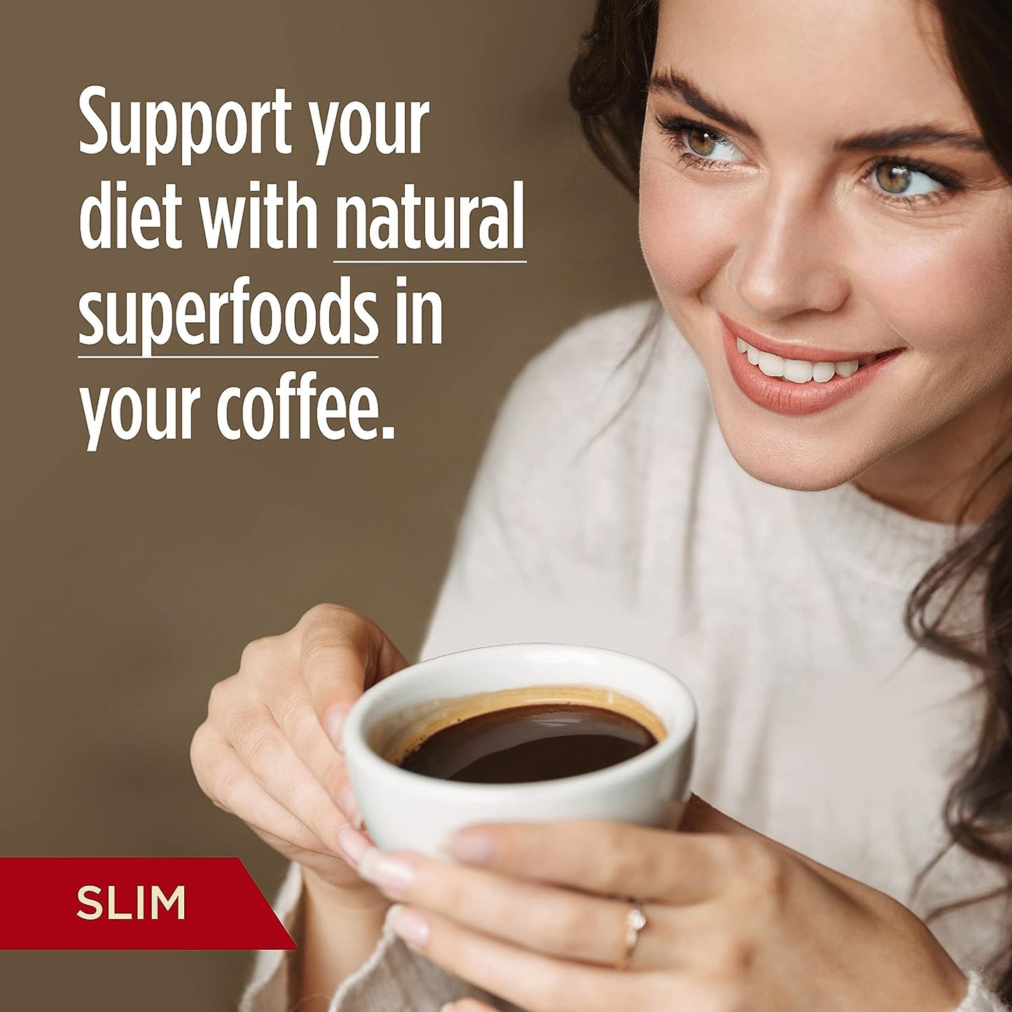 Slim organic coffee pods with bold flavor from NutritionAdvice, designed for diet support, in customized packaging.