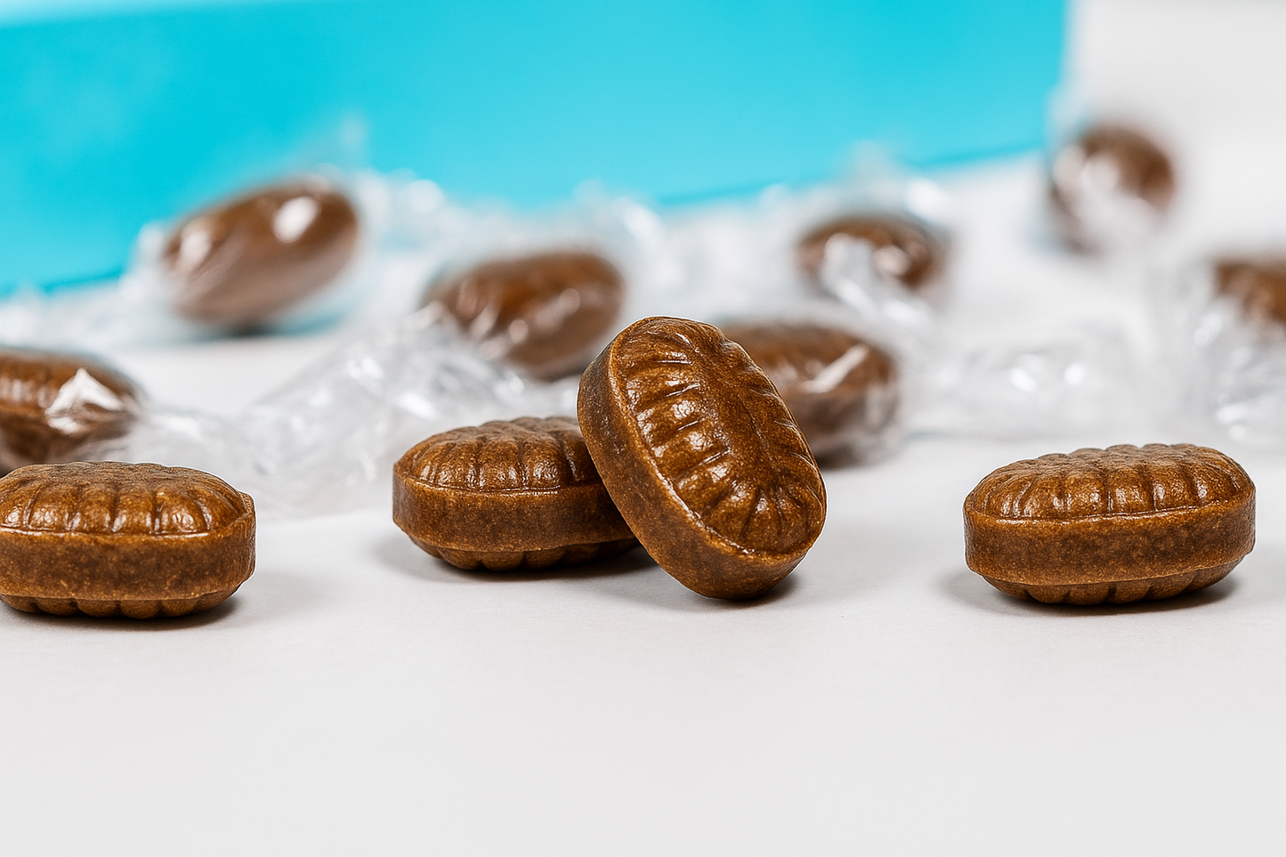 Andyanand sugar free espresso coffee hard candies in a 7 oz package, Stevia sweetened candy for diabetics, delicious and healthy treat