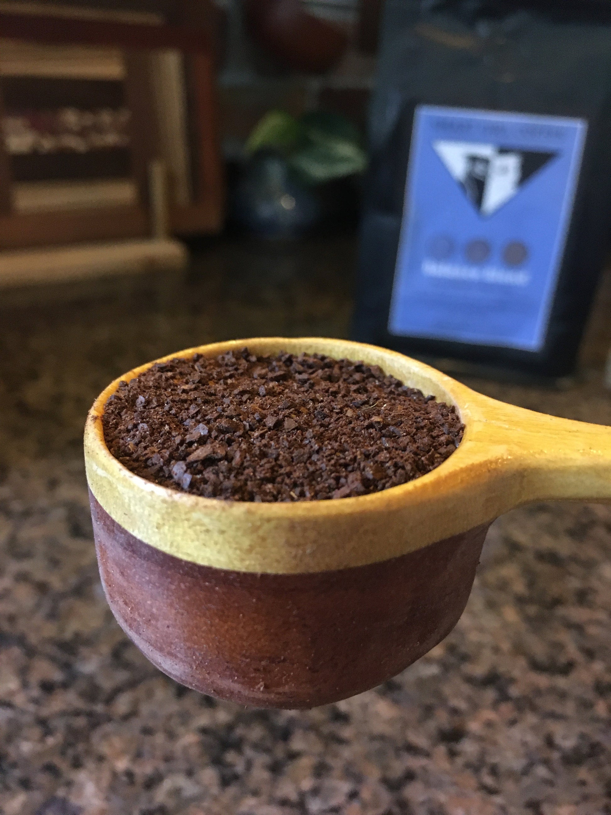 Smart Owl Coffee Balance Blend Vietnamese Lavender Coffee in a brewed cup showcasing a rich, aromatic coffee with lavender infusion