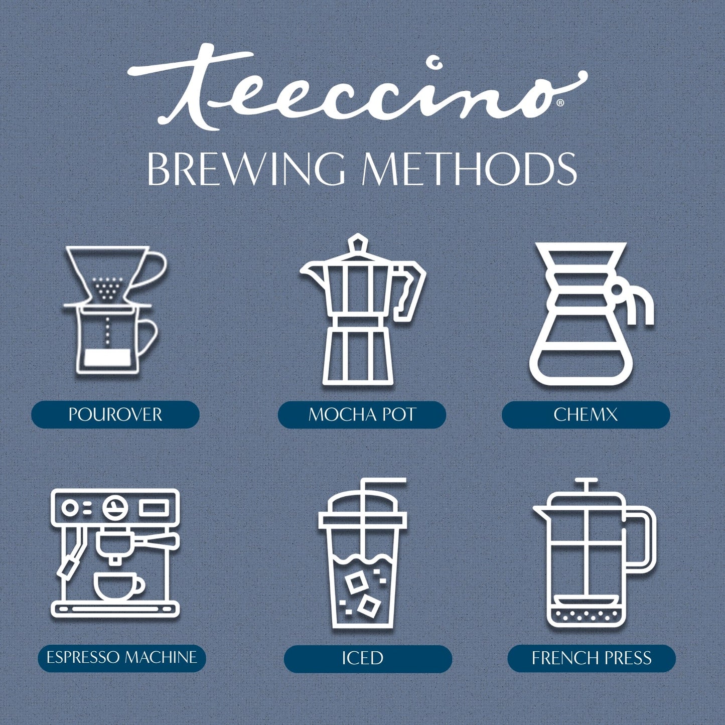 Herbal coffee cup with dark chocolate flavor, featuring prebiotic SuperBoost from Teeccino, showcasing the herbal coffee beverage.