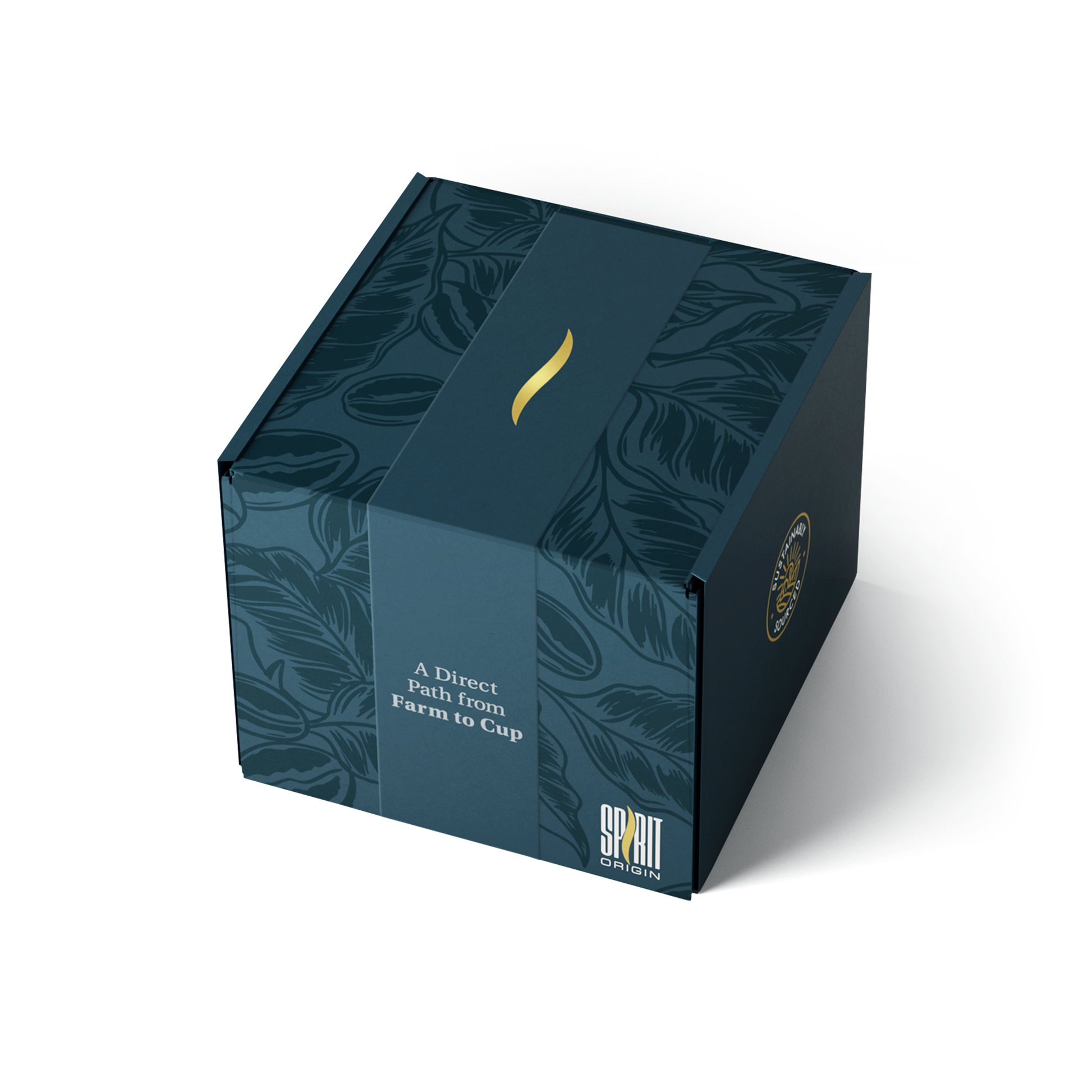 Closed carton of Spirit Animal Coffee Honduras Monte Fresco Parainema washed coffee beans in packaging.