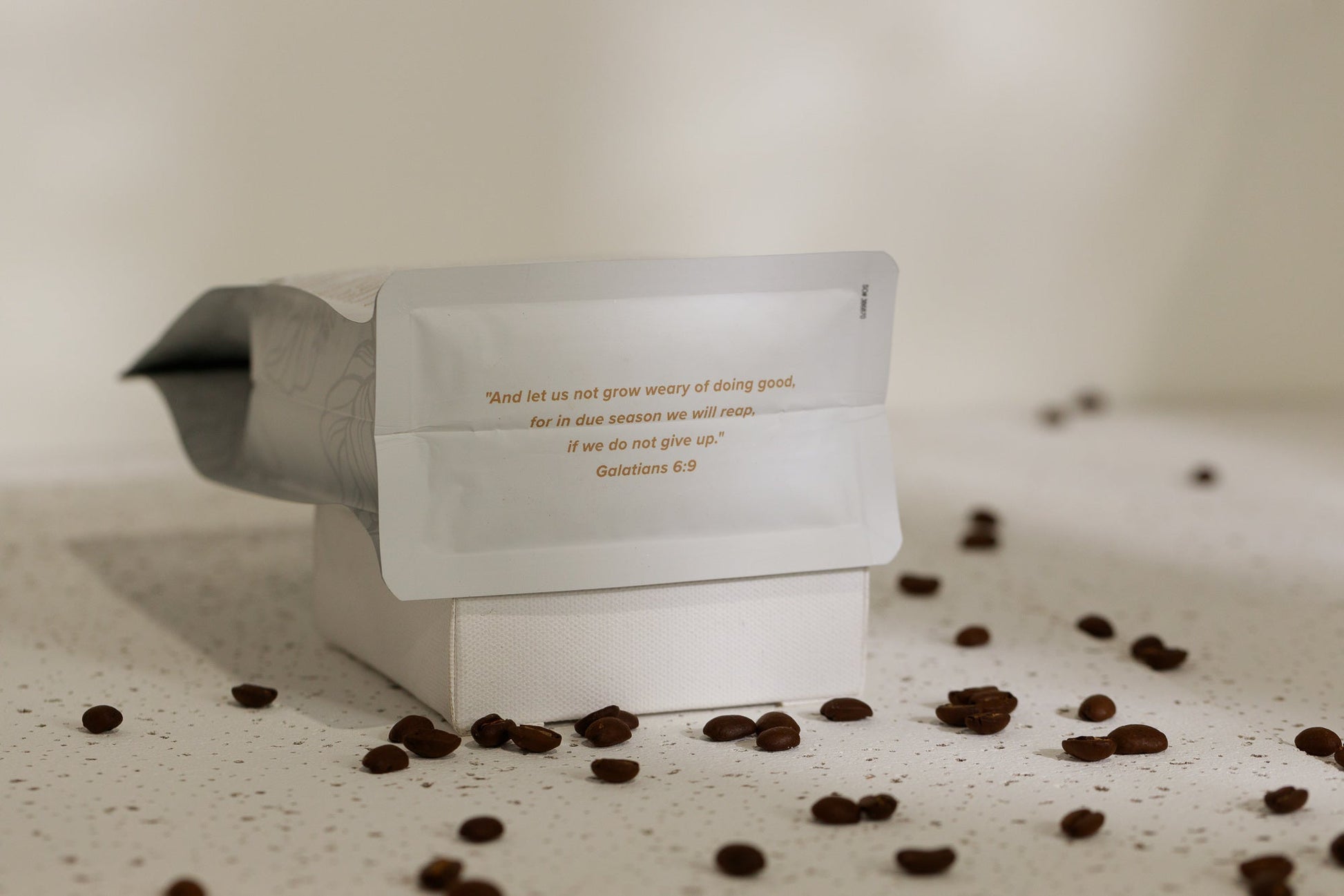Medium roast coffee beans from Avanti Coffee Company, showcasing fresh, aromatic coffee in a natural setting.