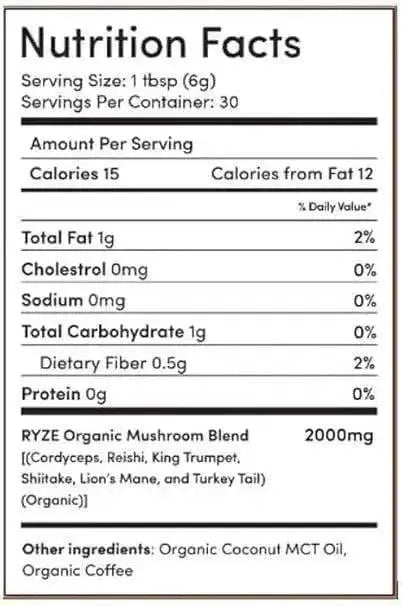 Pack of three Nutragole RYZE Mushroom Coffee boxes with organic instant coffee, featuring adaptogenic mushrooms and MCT oil.